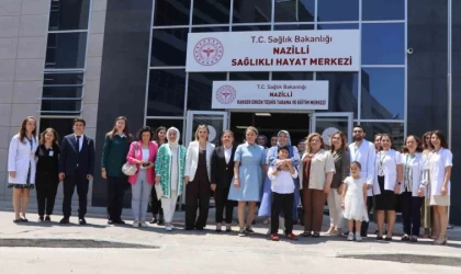 Vali Canbolat’ın eşi ve beraberindeki heyet Nazilli Sağlıklı Yaşam Hizmetleri’ni yerinde inceledi