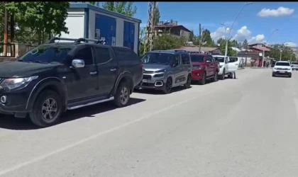 Van’da inci kefali av yasağı için 18 araç kiralandı