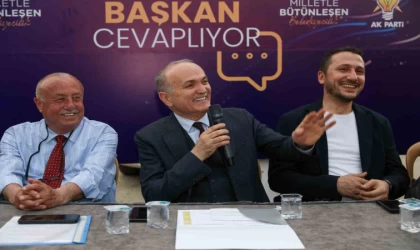 Vatandaş soruyor, başkan cevaplıyor
