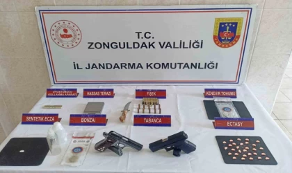 Zonguldak’ta eş zamanlı uyuşturucu operasyonunda 7 şüpheli yakalandı
