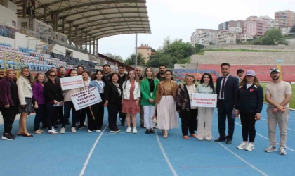 Zonguldak’ta ”Sağlıklı ve hareketli yaşama merhaba” yürüyüşü düzenlendi